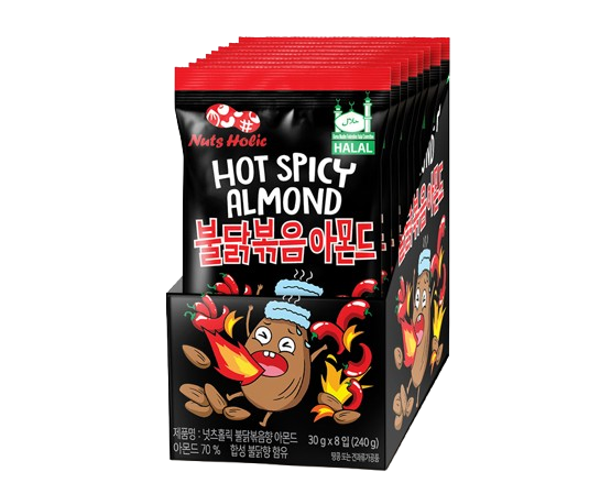 Seasoned Almond Hot & Spicy Chicken (Buldak flavor)