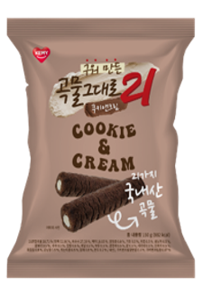 Grain Crispy Roll Cookie & Cream