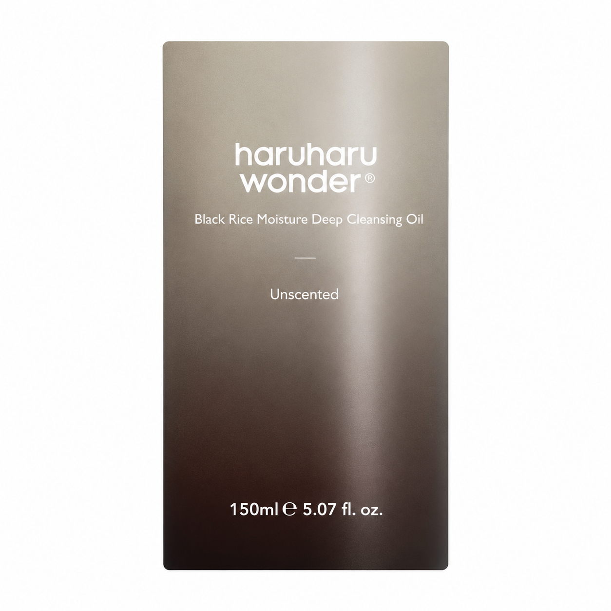 Haruharu Wonder Black Rice Moisture Cleansing Oil.
