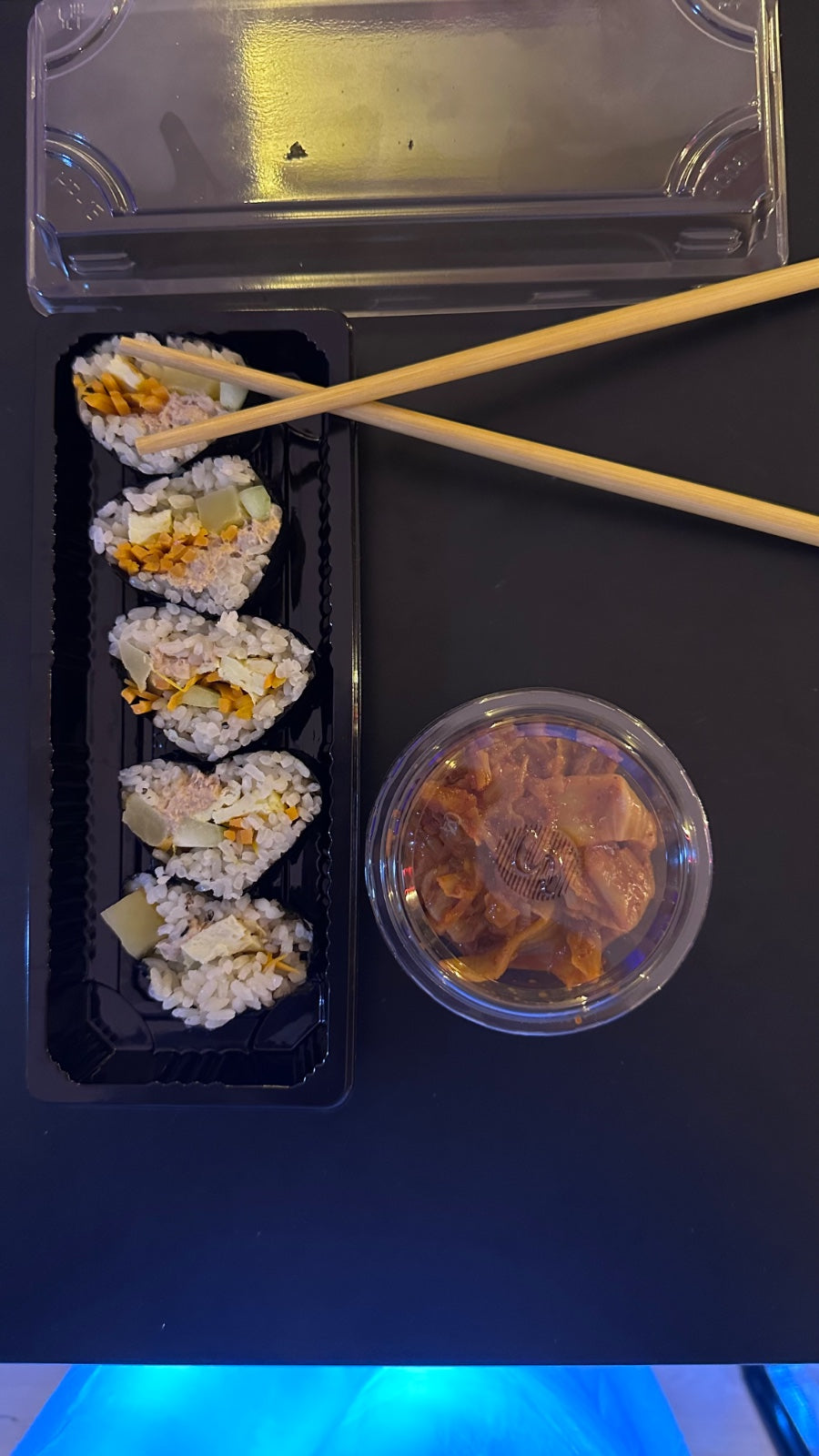 kimchi and kimbap