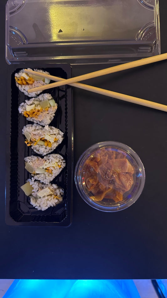 kimchi and kimbap